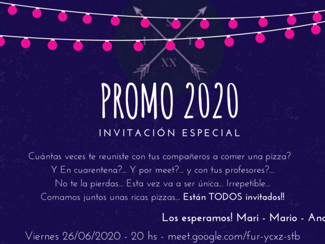 INVITACIÓN ESPECIAL PARA ESTUDIANTES DE LA PROMOCIÓN 2020 DEL INSTITUTO DE LA SANTÍSIMA TRINIDAD INVITACIÓN ESPECIAL PARA ESTUDIANTES DE LA PROMOCIÓN 2020 DEL INSTITUTO DE LA SANTÍSIMA TRINIDAD